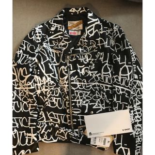 シュプリーム(Supreme)のComme des Garçons supreme schott (レザージャケット)