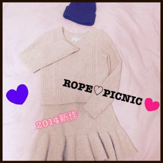 ロペピクニック(Rope' Picnic)の2014新作♡美品セットアップ♡(ニット/セーター)