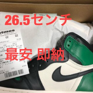 ナイキ(NIKE)のNIKE AIR JORDAN 1 OG Green 26.5cm us8.5(スニーカー)