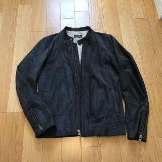 ディーゼル(DIESEL)のDIESEL BLACKGOLDシングルレザーライダース (ライダースジャケット)