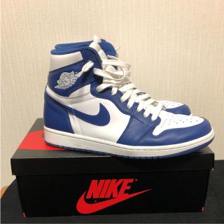 ナイキ(NIKE)のNIKE AIR JORDAN1 storm blue ストームブルー(スニーカー)