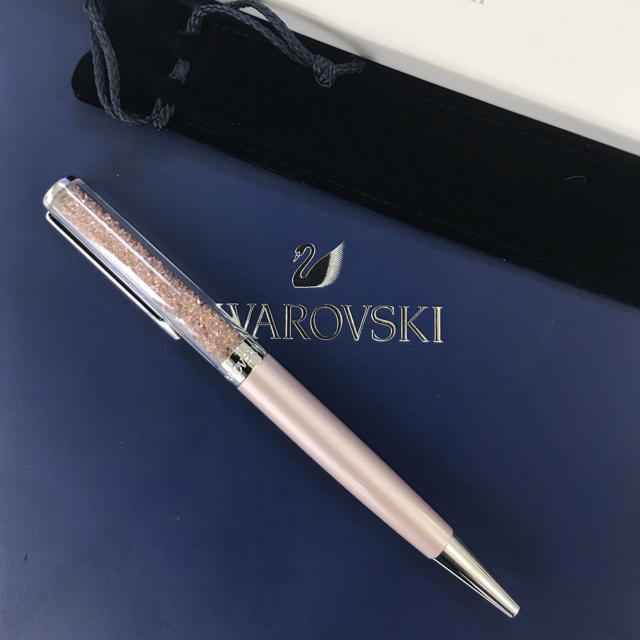 SWAROVSKI(スワロフスキー)の未使用★スワロフスキー ボールペン ビンテージローズ インテリア/住まい/日用品の文房具(ペン/マーカー)の商品写真