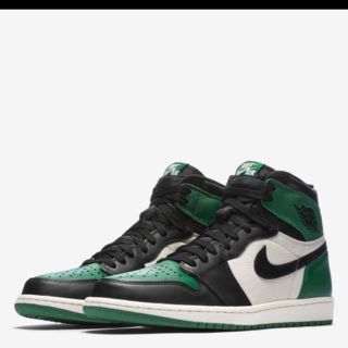 ナイキ(NIKE)のNIKE AIR JORDAN 1 RETRO PINE GREEN 25.5(スニーカー)