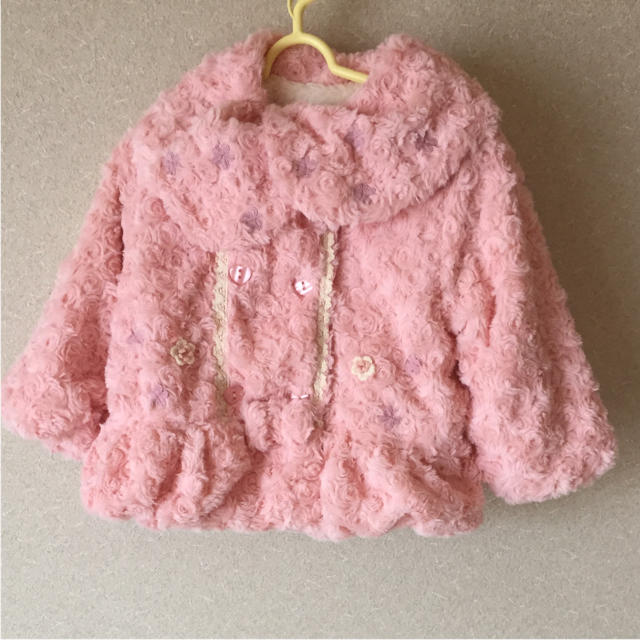 Souris(スーリー)のタグ付き新品☆スーリー  コート☆サイズ90 キッズ/ベビー/マタニティのキッズ服女の子用(90cm~)(コート)の商品写真