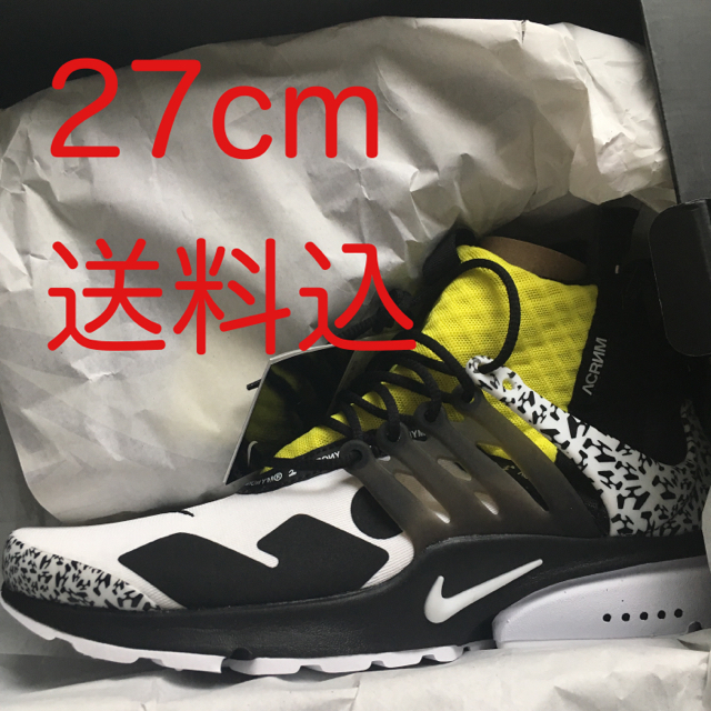 NIKE(ナイキ)の【定価以下 新品】nike acronym air presto mid 27 メンズの靴/シューズ(スニーカー)の商品写真