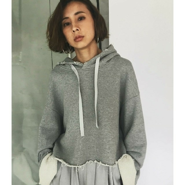 新品タグ付 アメリヴィンテージ CUT OFF DAMAGE HOODIEパーカー