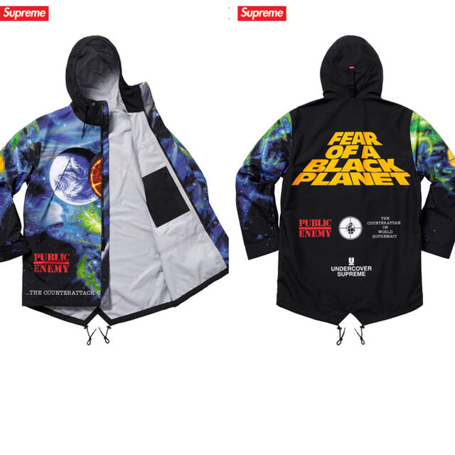 Supreme UNDERCOVER public enemy モッズコート | eclipseseal.com