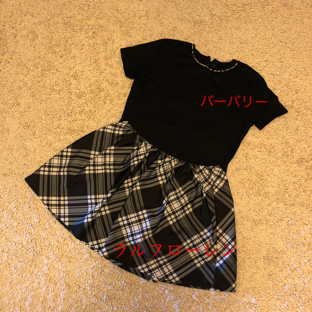 BURBERRY(バーバリー)の女児 12歳 キッズ/ベビー/マタニティのキッズ服女の子用(90cm~)(ワンピース)の商品写真