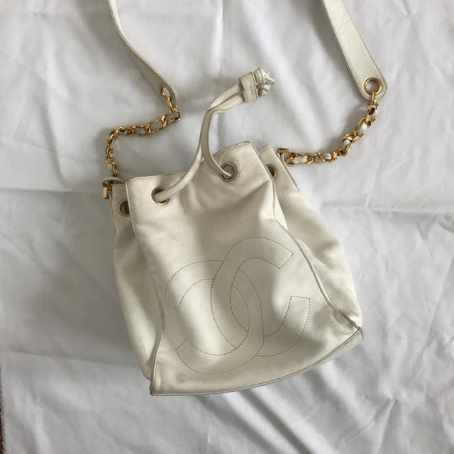 CHANEL シャネル 巾着 ショルダー バッグ