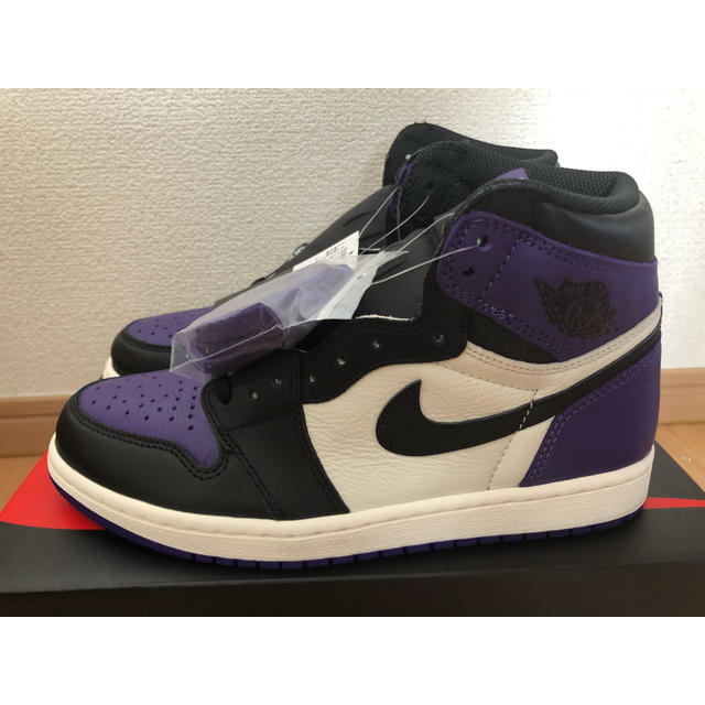 NIKE(ナイキ)のNIKE AIR JORDAN 1 COURT PURPLE 26cm 即日発送 メンズの靴/シューズ(スニーカー)の商品写真