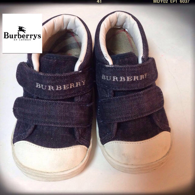 BURBERRY(バーバリー)のありり様☆Burbberry 14cm  キッズ/ベビー/マタニティのキッズ靴/シューズ(15cm~)(その他)の商品写真