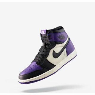 ナイキ(NIKE)のAIR JORDAN 1  PURPLE 紫 ジョーダン パープル 28.5cm(スニーカー)