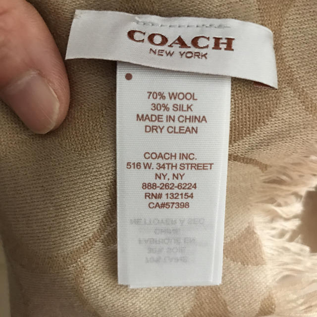 COACH(コーチ)のCOACH ロゴショール レディースのファッション小物(マフラー/ショール)の商品写真