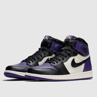 ナイキ(NIKE)のNIKE AIR JORDAN 1 コートパープル 27cm(スニーカー)