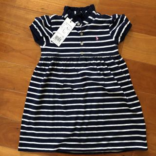 ラルフローレン(Ralph Lauren)のsaya様専用⭐︎ラルフローレン 新品未使用 ボーダーワンピース ９０センチ(ワンピース)