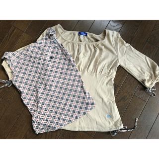 バーバリーブルーレーベル(BURBERRY BLUE LABEL)のBURBERRY BLUE LABEL 二枚セット お値下げ(カットソー(長袖/七分))