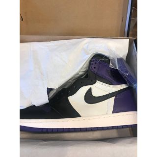 ナイキ(NIKE)のNIKE AIR JORDAN1 COURT PURPLE 26.5(スニーカー)