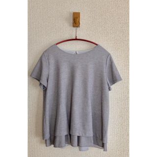 ユナイテッドアローズグリーンレーベルリラクシング(UNITED ARROWS green label relaxing)のグリーンレーベル 裾フリルブラウス 美品(シャツ/ブラウス(半袖/袖なし))