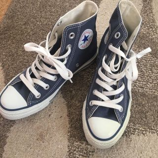 コンバース(CONVERSE)のCONVERSE ハイカット ブルー 22センチ(スニーカー)