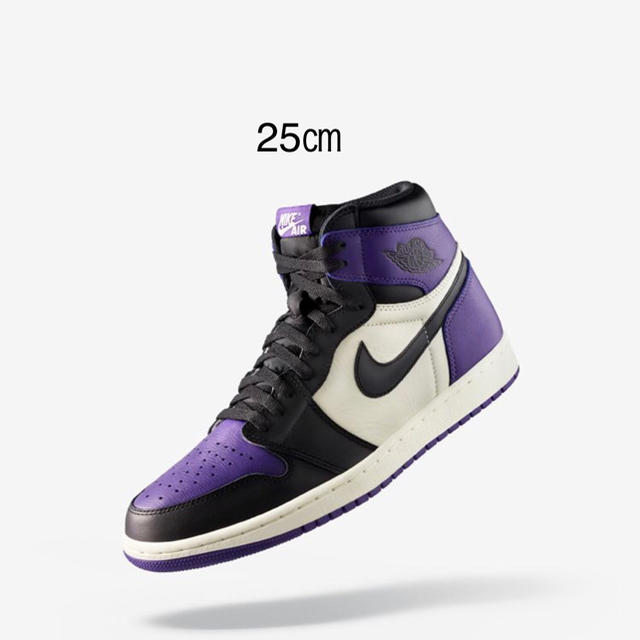 NIKE(ナイキ)のAIR JORDAN 1  COURT PURPLE エア ジョーダン1 メンズの靴/シューズ(スニーカー)の商品写真