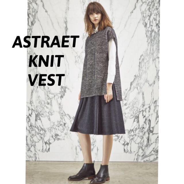 アローズ購入 ASTRAET サイトスリットニットベストアストラットエンフォルド