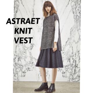 ユナイテッドアローズ(UNITED ARROWS)のアローズ購入 ASTRAET サイトスリットニットベストアストラットエンフォルド(ニット/セーター)