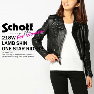 ショット(schott)の着用回数一回のみ！超超美品！Schott ONE STAR RIDERS(ライダースジャケット)