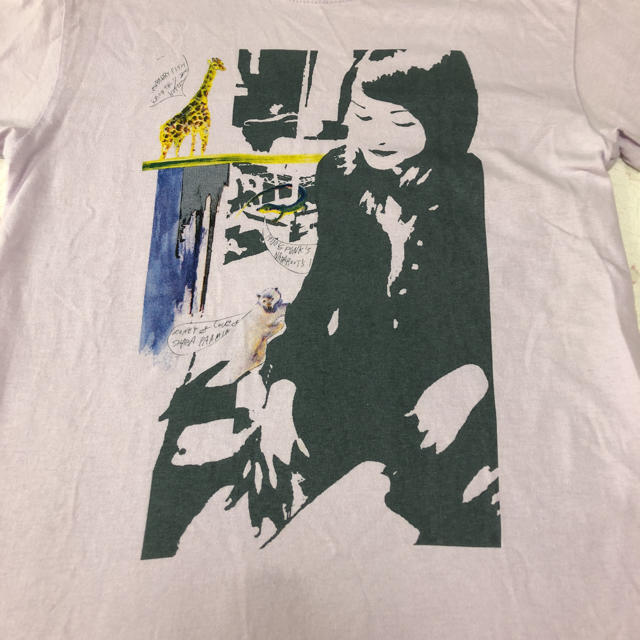 レイジブルー うす紫トレンドTシャツ レディースのトップス(Tシャツ(半袖/袖なし))の商品写真