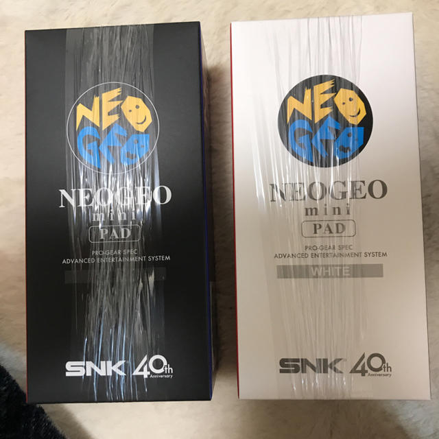 SNK neogeo MINI pad ネオジオミニ パッド 白黒 4個セット