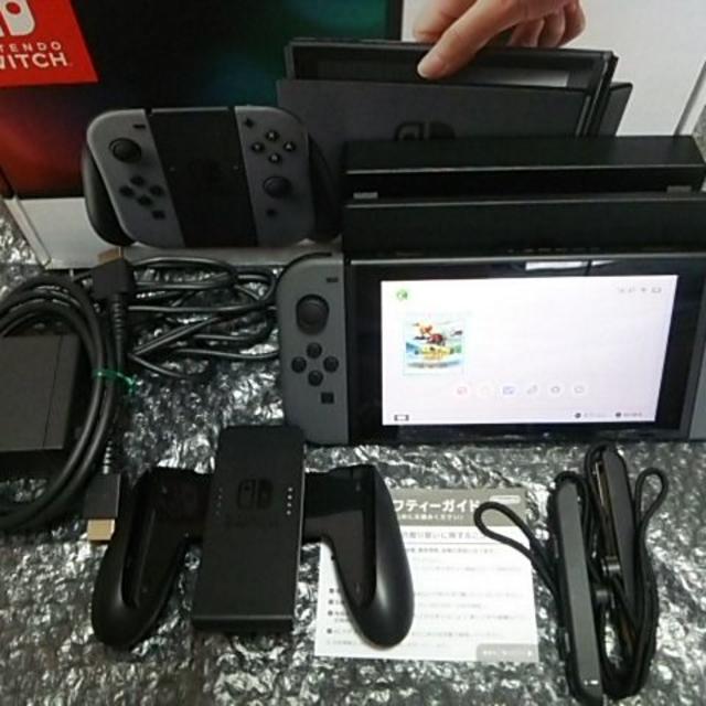 Nintendo Switch JOY-CON グレー 本体　美品