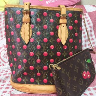 ルイヴィトン(LOUIS VUITTON)のルイヴィトン モノグラムチェリー バケツ(トートバッグ)