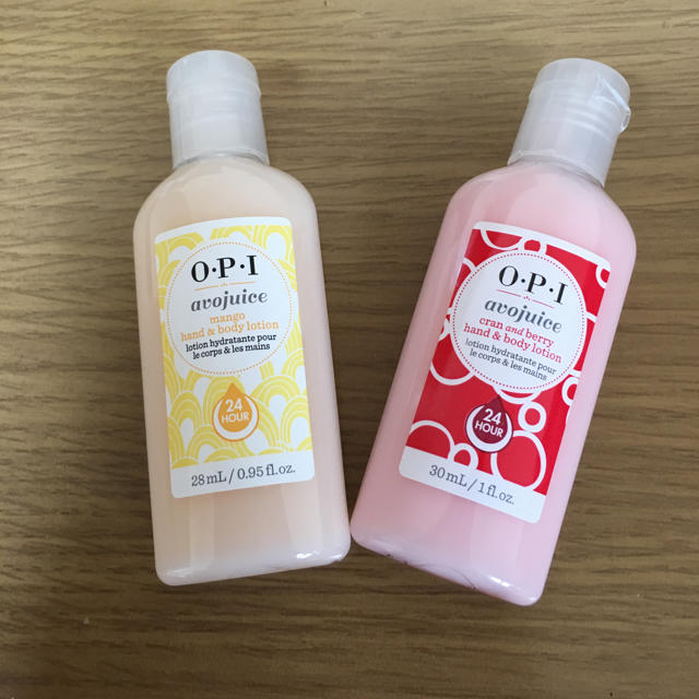 OPI(オーピーアイ)のopi アボジュース（ハンド&ボディローション）2本セット コスメ/美容のボディケア(ボディローション/ミルク)の商品写真