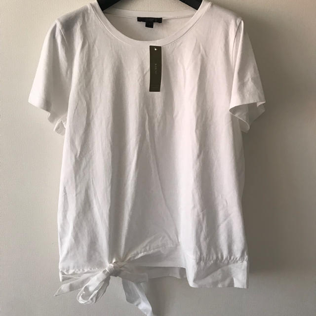 J.Crew(ジェイクルー)のJ crew ニューヨーク購入 新品 リボンTシャツ レディースのトップス(Tシャツ(半袖/袖なし))の商品写真