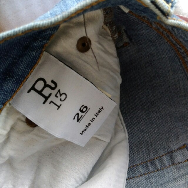 R13(アールサーティーン)のR13　ゆるめスキニーデニム　 レディースのパンツ(デニム/ジーンズ)の商品写真