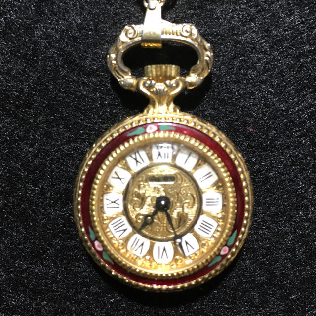 【送料込】スイス製 アエロ 懐中時計 ネックレス アンティーク