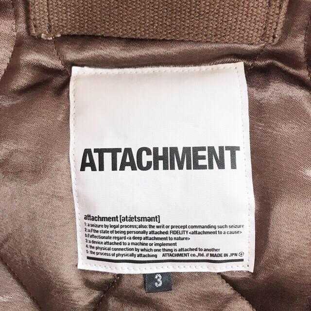 ATTACHIMENT(アタッチメント)のATTACHMENT アタッチメント N-3B メンズのジャケット/アウター(ミリタリージャケット)の商品写真