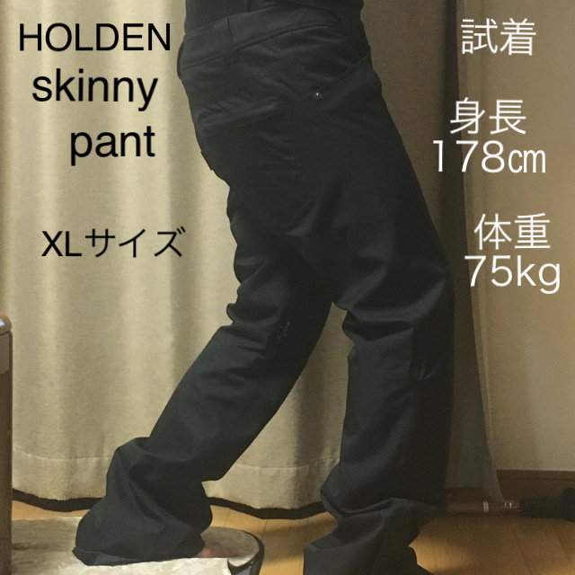 Holden ホールデン skinny スキニー パンツ XL ブラック