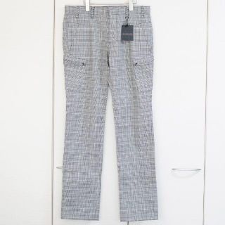 モルガンオム(MORGAN HOMME)の新品！MORGAN HOMME グレンチェックカーゴパンツ(ワークパンツ/カーゴパンツ)