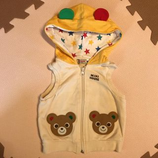 ミキハウス(mikihouse)の美品♡ミキハウス プッチーくん ベスト(シャツ/カットソー)