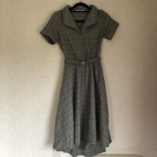 レディアゼル(REDYAZEL)の【即完売】グレンチェックシャツワンピース(ロングワンピース/マキシワンピース)