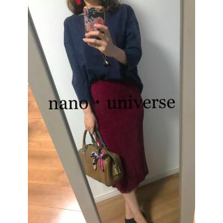 ナノユニバース(nano・universe)の☆nano・universe☆ナノユニバース  ボートネックコットンプルオーバー(カットソー(長袖/七分))