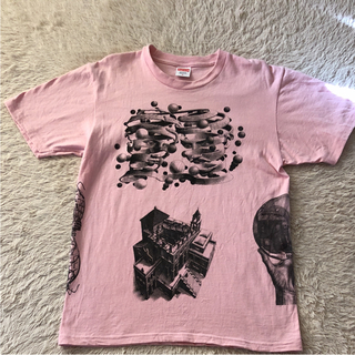 シュプリーム(Supreme)のSupreme❤M.C. Escher Collage Tee ピンク M(Tシャツ/カットソー(半袖/袖なし))