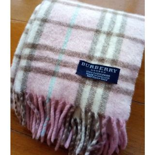 バーバリー(BURBERRY)のバーバリー マフラー ピンク カシミヤ(マフラー/ショール)