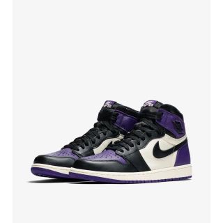 ナイキ(NIKE)のNIKE AIR JORDAN 1 COURT PURPLE ナイキ　ジョーダン(スニーカー)