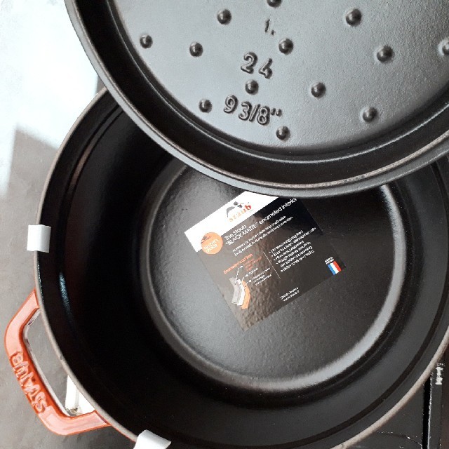 STAUB - ストウブココットラウンド 24cm ガーネットローズの通販 by