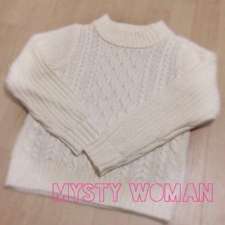 ミスティウーマン(mysty woman)のmysty woman ♥︎ニット(ニット/セーター)