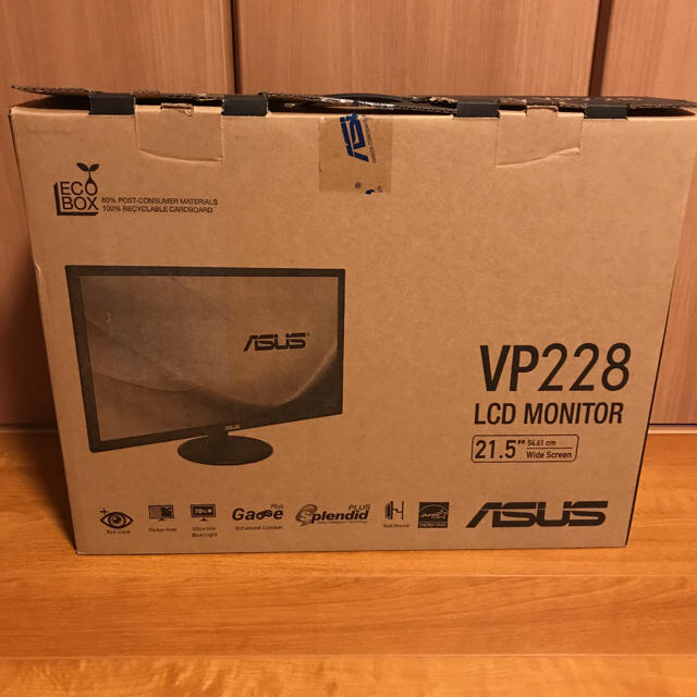 ASUS(エイスース)のASUS VP228 応答速度1ms ゲーミングモニター スマホ/家電/カメラのPC/タブレット(ディスプレイ)の商品写真