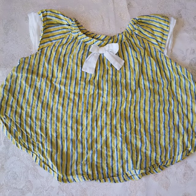 hakka baby(ハッカベビー)の専用【hakka baby】ハッカベビー　80*ストライプTシャツ キッズ/ベビー/マタニティのベビー服(~85cm)(Ｔシャツ)の商品写真