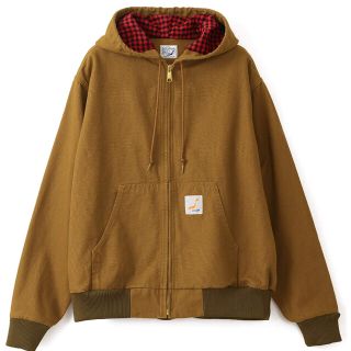 ビームスボーイ(BEAMS BOY)のビームスボーイ 別注 orslow  ブラウン ダック フード ジャケット(ブルゾン)