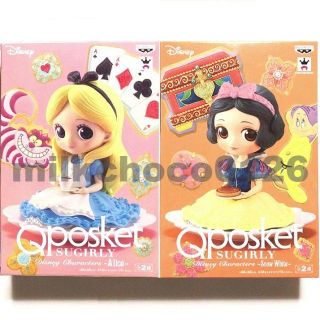 バンプレスト(BANPRESTO)のQposket SUGIRLY Disney アリス 白雪姫 パステルカラー(アニメ/ゲーム)